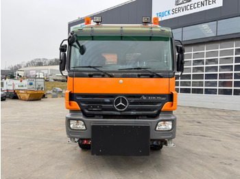 Camion benne MERCEDES Actros 1841 4x4 mit Schneeplfug: photos 3