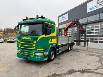 Camion grue SCANIA G 490