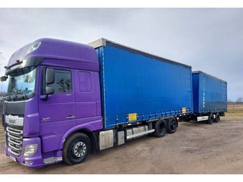 Camion à rideaux coulissants DAF XF 106