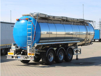 Semi-remorque citerne Feldbinder FELDBINDER tsa 32.3, NO ADR, 32m³, LIFTING AXLE: photos 3