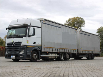 Camion à rideaux coulissants MERCEDES-BENZ Actros 2542