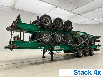 Semi-remorque porte-conteneur/ Caisse mobile FRUEHAUF