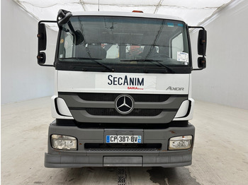 Camion ampliroll, Camion grue Mercedes-Benz Axor 1824: photos 2