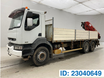 Camion plateau RENAULT Kerax 420