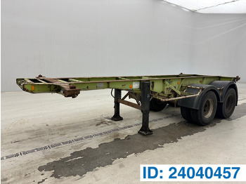 Semi-remorque porte-conteneur/ Caisse mobile VAN HOOL 20'