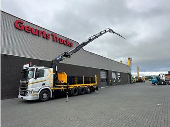Camion grue Scania R530 V8 NGS 8X4 TRIDEM MET HYVA 2Z KIPPER + HMF 5020-K6 + JIB FJ1000-K5 KRAAN/KRAN/CRANE/GRUA: photos 3