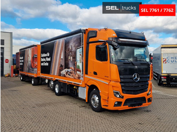 Camion à rideaux coulissants Mercedes-Benz Actros 2548 / Retarder / Euro 6E / Aluklappen: photos 3