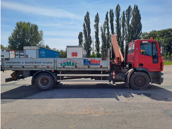 Camion plateau, Camion grue Iveco EuroCargo ML 180E21 Kran PKK12500: photos 3