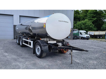Remorque citerne pour transport de lait MAISONNEUVE 17500 L INSULATED INOX TANK - 1 COMP: photos 3