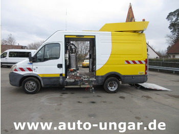 Travaux routiers Iveco 50C15 Jetline Graco LineLazer Markiermaschine Hofmann Roadmarking Machine: photos 2
