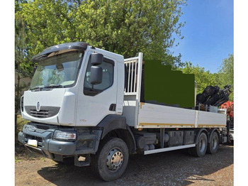 Camion plateau RENAULT Kerax 370