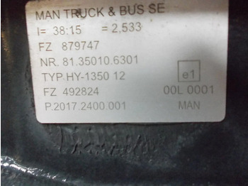 Essieu arrière pour Camion MAN 81.35003-7671/81.35010-6301RATIO 1=2,533 HY1350.12 2022: photos 5