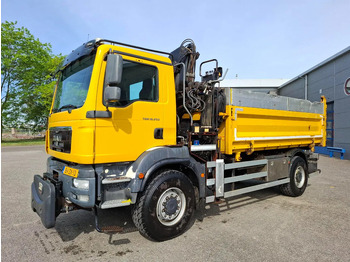 Camion benne, Camion grue MAN TGM 18.250 / 4X4 / NL TRUCK / TUV:30-04-2026 / 118783 KM / HMF 1110 K2 / ROTATOR / GOOD TYRES / FULL-STEEL / DRUM BRAKES / MANUA: photos 3