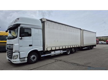 Camion à rideaux coulissants DAF XF 480 FAR SSC EURO 6 velkoobjemová souprava - prodejné jen s přívěsem PANAV TVK18M - P0463W - cena je za celou soupravu: photos 2