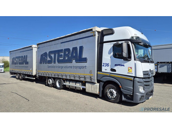 Camion à rideaux coulissants MERCEDES-BENZ Actros 2542