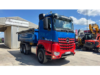 Camion benne Mercedes-Benz Arocs 2658 6x4 - meiller bordmatic - retarder: photos 3