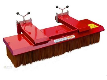 Brosse neuf Vemac Kehrmaschine Kehrbesen Kehrbürste Schneeschieber 185cm NEU: photos 3