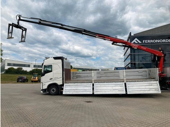 Camion plateau, Camion grue Volvo FH460 8x2 TRIDEM VLA&NLA gelenkt*FASSI F215AS.24: photos 3