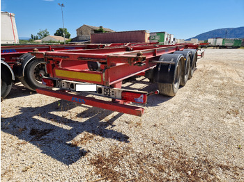 Semi-remorque porte-conteneur/ Caisse mobile ASCA