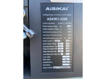 Matériel de chantier neuf Aisikai ASKW1-3200 - Circuit Breaker 2500A - DPX-3: photos 5