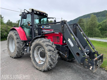 Tracteur agricole 2004 Massey Ferguson 6480 Dynashift - Frontlaster med hydraulisk redskapslås - Fronthydraulikk - 40 km - Fjærende hytte - tredje funksjon: photos 3