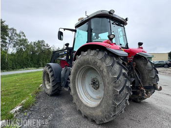Tracteur agricole 2004 Massey Ferguson 6480 Dynashift - Frontlaster med hydraulisk redskapslås - Fronthydraulikk - 40 km - Fjærende hytte - tredje funksjon: photos 5