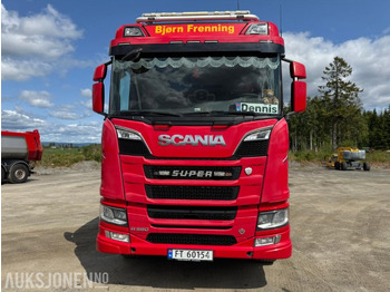 Camion benne 2018 Scania R580 GODT UTSTYRT TIPPBIL MED 3 AKSLET HENGER: photos 3