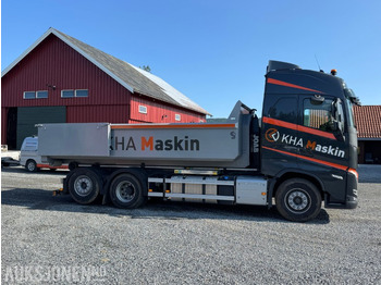 Camion ampliroll 2023 Volvo FH - Krokbil med Dumperkasse og Maskinflak: photos 4