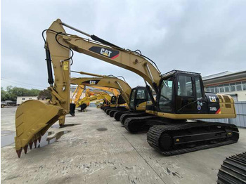 Pelle sur chenille Caterpillar Original japan CAT320D2 used excavator crawler digger cat320dl cat320d2  low price hot sale: photos 3