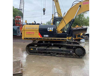 Pelle sur chenille Used Cat excavator 320d Hydraulic crawler digger second hand caterpillar 320d2 for sale: photos 2