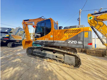 Pelle sur chenille good condition and high performance second hand Hyundai 220lc-9S Excavators used excavator on hot sale in shanghai yard: photos 4