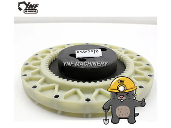 Embrayage et pièces High quality Excavator pile parts  flywheel nylon flange crankshaft coupling assembly 05615078: photos 2