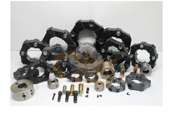 Embrayage et pièces neuf YNF Factory Wholesale Flexible Rubber Coupling CF-A For Excavator Air Compressor Connecting Glue Assembly: photos 2