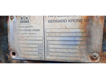 Remorque rideaux coulissants Krone ADP 27 3 Achser Anhänger: photos 2