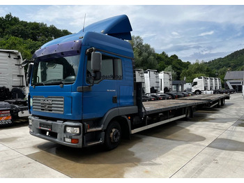 Camion plateau MAN TGM 12.240 // 2008 Rok // Euro 5 // + Przyczepa Konar 2 osie // 7.7+7.7 //: photos 3