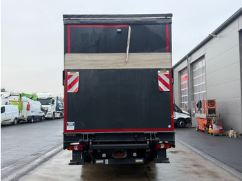 Camion à rideaux coulissants Mercedes-Benz Atego 1530 Pritsche/Plane, Palfinger Lbw, Edscha: photos 4