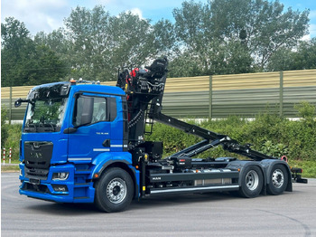 MAN TGS 26.480 6x2 Abrollkipper + Kran EPSILON - crédit-bail MAN TGS 26.480 6x2 Abrollkipper + Kran EPSILON: photos 3