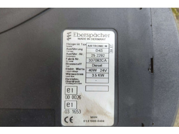 Chauffage/ Ventilation pour Camion MAN auxiliary heater TESTED D4S: photos 5 Chauffage/ Ventilation pour Camion MAN auxiliary heater TESTED D4S: photos 5