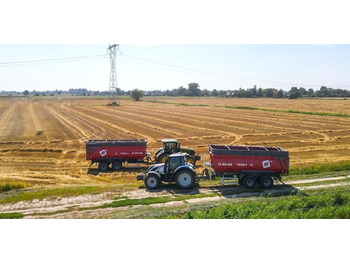 Remorque agricole neuf Metal-Fach Przyczepa skorupowa tandem T935/1 – 18t: photos 4