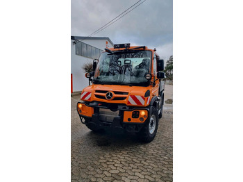 Camion benne, Véhicule de voirie/ Spécial Unimog 318 EAS 662 Std. 12020km Mercedes Benz U318 Kipper U 405 323 423 430 530 427: photos 5