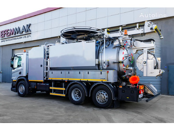 Camion hydrocureur