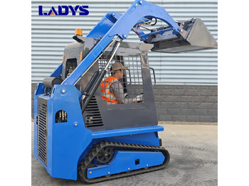Mini chargeuse neuf Free Shipping Mini Skid Steer Loader Compact Track Electric/Diesel Chinese Mini Skid Steer Loader For Sale With Mini Skid Steer Attachments 4 In 1 Bucket: photos 4