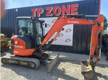 Mini pelle Kubota U36-4 Cabine à 28500 € HT: photos 3