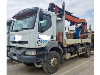 Camion plateau RENAULT Kerax 370