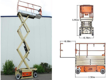 Nacelle ciseaux JLG