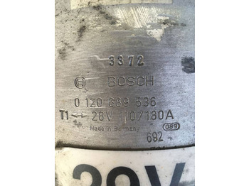 Alternateur Bosch Bosch Lichtmaschine 180A 28V Bosch 0120689536 Generator Lima 0120689589: photos 2