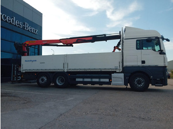 Camion plateau, Camion grue MAN TGX 26.460 6×2, Palfinger Crane PK 18001L: photos 4