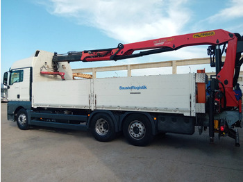 Camion plateau, Camion grue MAN TGX 26.460 6×2, Palfinger Crane PK 18001L: photos 3