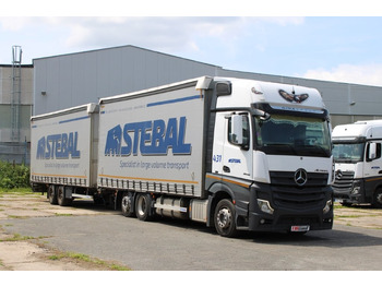 Camion à rideaux coulissants MERCEDES-BENZ Actros 2542