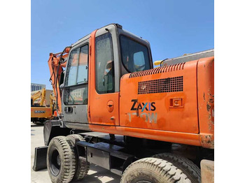Pelle Used Japan Original Brand  Hitachi Zx 130w Wheel Excavator  Hitachi Zx120 130  200 Excavator for Sale [ Copy ] [ Copy ]: photos 3
